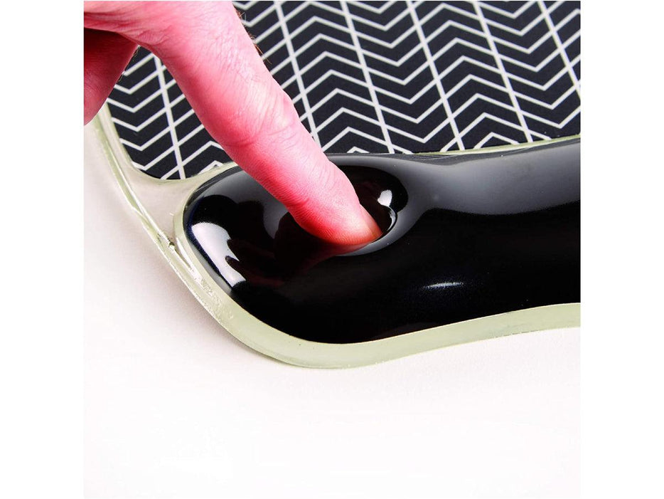Fellowes Photo Gel Mouse Pad Wrist Support - Chevron (FEL 9653401) - Altimus