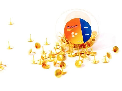 Modest Golden Color Thumb Tacks 100/pack - Altimus