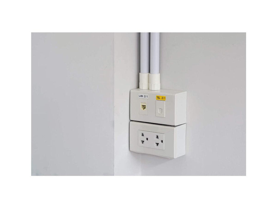 Brother P-touch 9mm TZ-S221 Strong Adhesive Tape, Black on White - Altimus