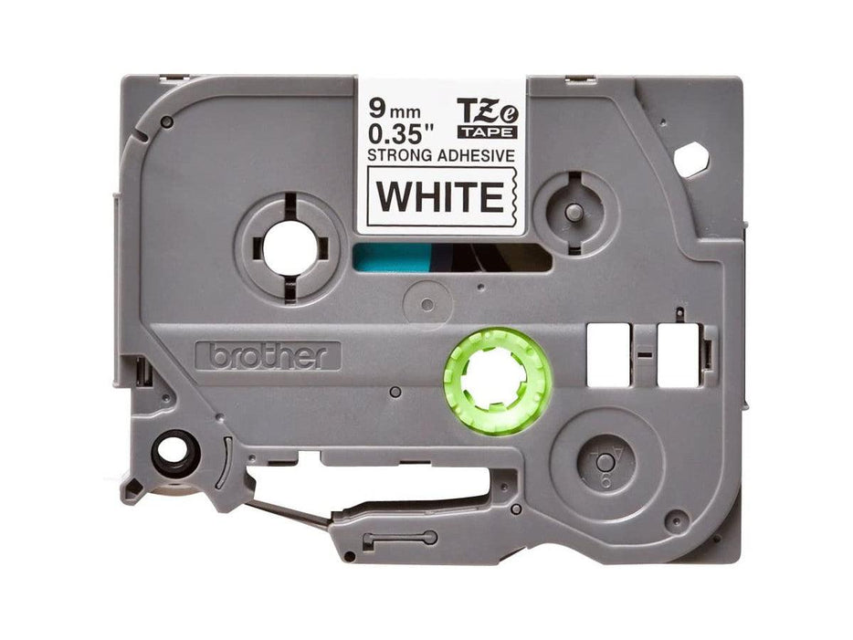 Brother P-touch 9mm TZ-S221 Strong Adhesive Tape, Black on White - Altimus