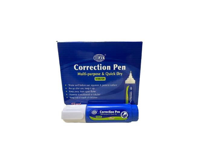 FIS Correction Pen - 12ml, (Pack of 12) - Altimus