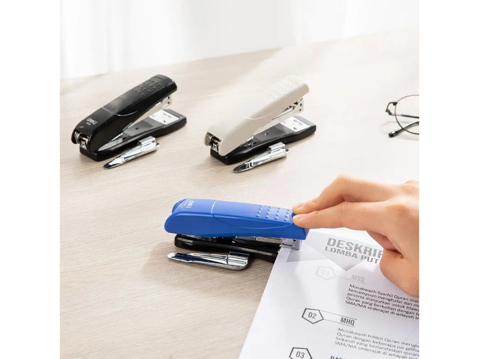 DELI Stapler No. E0326, 25 Sheets Capacity, with Remover
