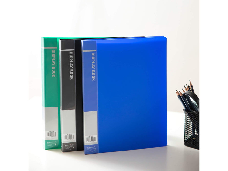 Deli 5001 Clear Book A4 Assorted Color 10 Pockets