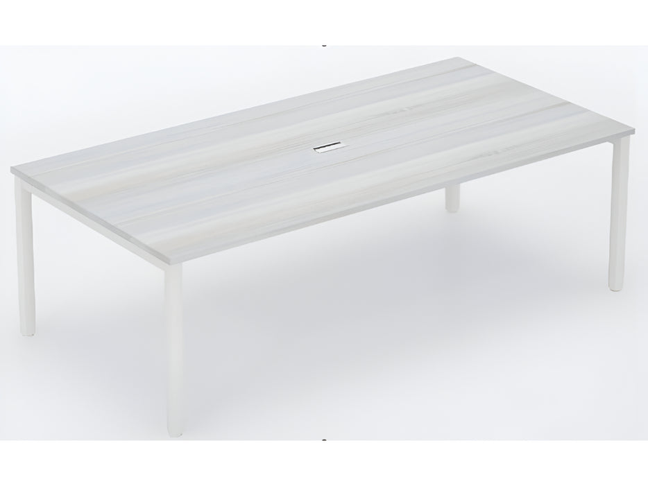 OXO - Meeting table with Steel Legs, Size: 180 x 80 x 75cm