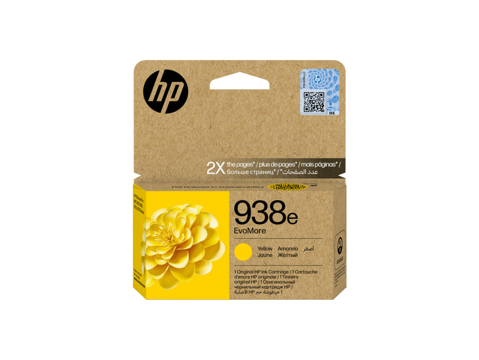 HP 938e Yellow Ink High Capacity Cartridge - (4S6Y1PE)