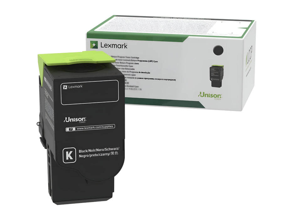 Lexmark 78C50K0 Black Return Program Toner Cartridge