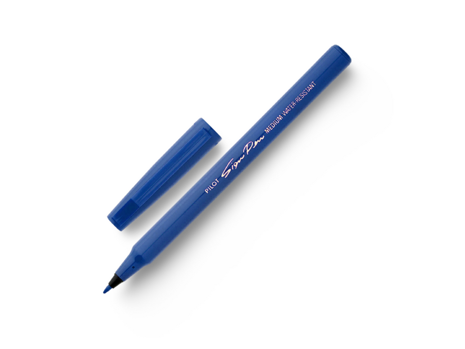 Pilot SWN-SPN Water Resistant Sign Pen, Blue (12pcs/pack)