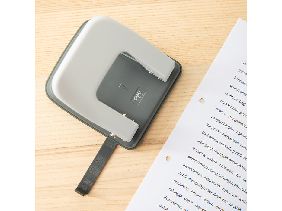 DELI 2 Holes Puncher No. 0104, 35 Sheets Capacity