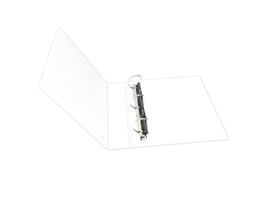 Presentation Binder 3D Ring, A4, 50mm Ring Size, 3" Spine, White