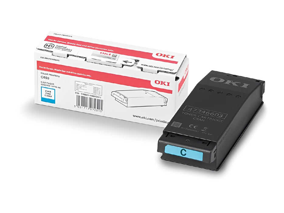 OKI 9006127 Cyan Toner Cartridge (6,000 pages)