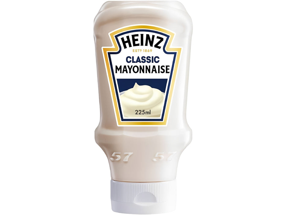 Heinz Mayonnaise Creamy Classic Top Down Squeezy Bottle 225ml