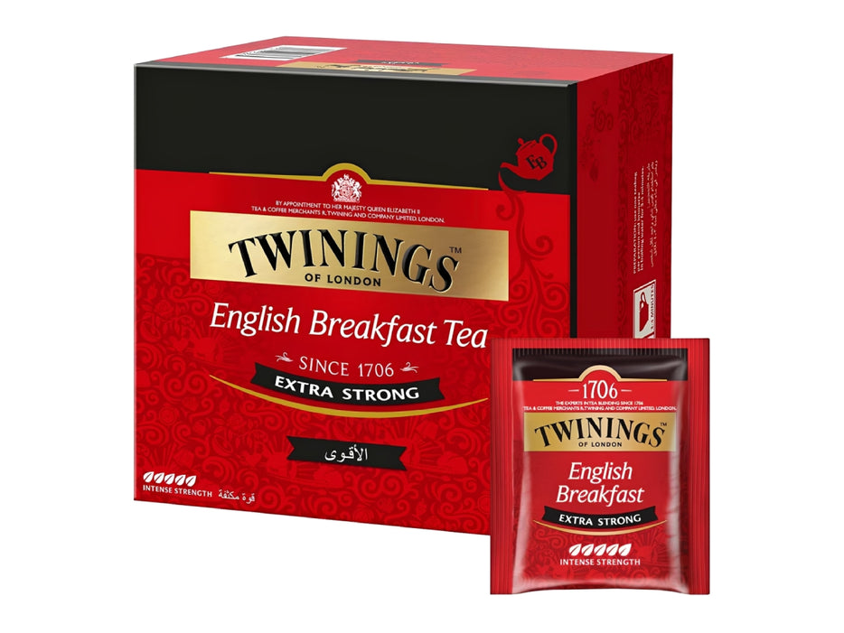 Twinings English Breakfast Extra Strong Black Tea 50 Tea Bags