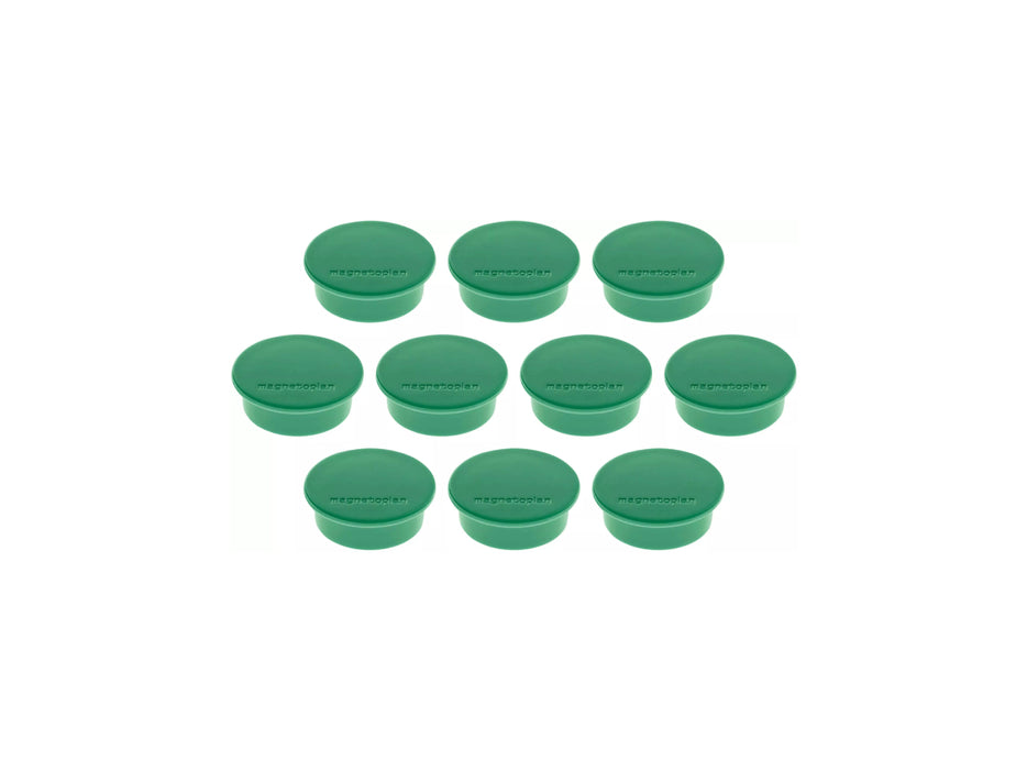 Magnetoplan Discofix Magnet 10pcs/pack Green - COP 1662005