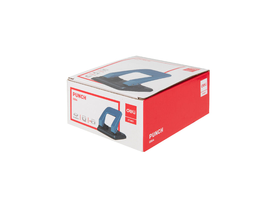 DELI 2 Holes Puncher No. 0104, 35 Sheets Capacity