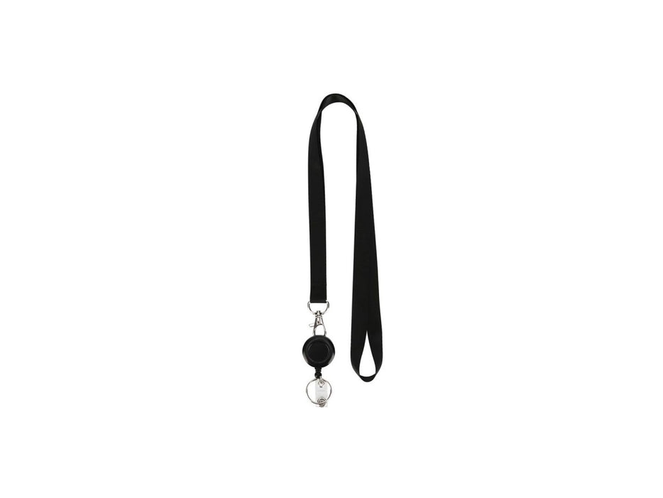 CFM Lanyard with Reel Badge Black Color (NB1225)