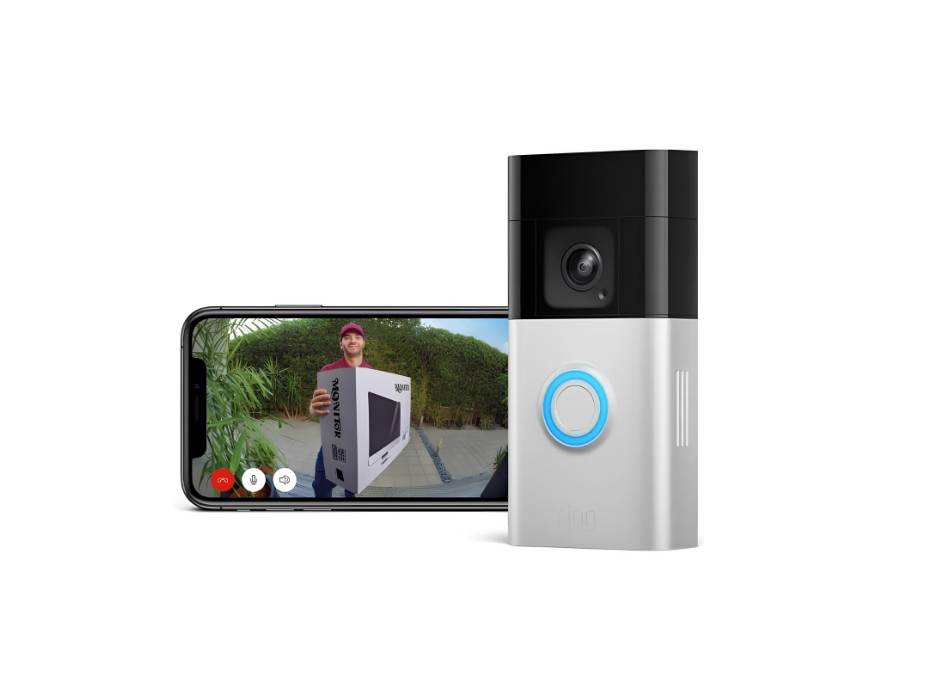 Ring Battery Video Doorbell Pro Wireless Video Doorbell Security Camera with Head-To-Toe View, 3D Motion Detection, Color Night Vision, Wifi