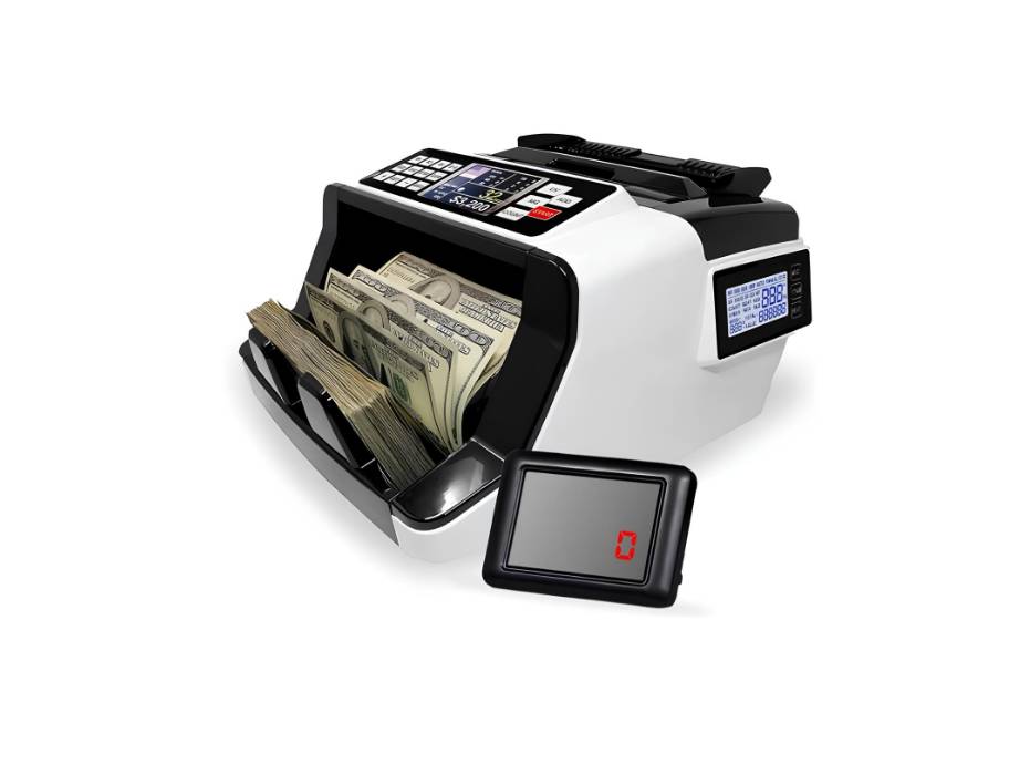 CRONY AL-7200 Currency Counter With Rechargeable Battery Single Denomination Value Counter