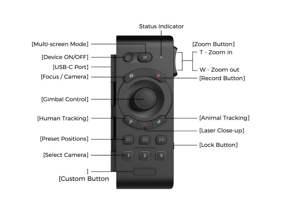 OBSBOT Tail Series Smart Remote Controller
