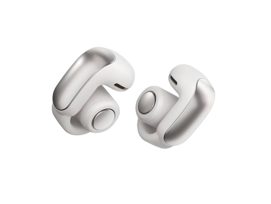 Bose Ultra Open Earbuds with OpenAudio Technology, Open Ear Wireless Earbuds, Up to 48 Hours of Battery Life, White
