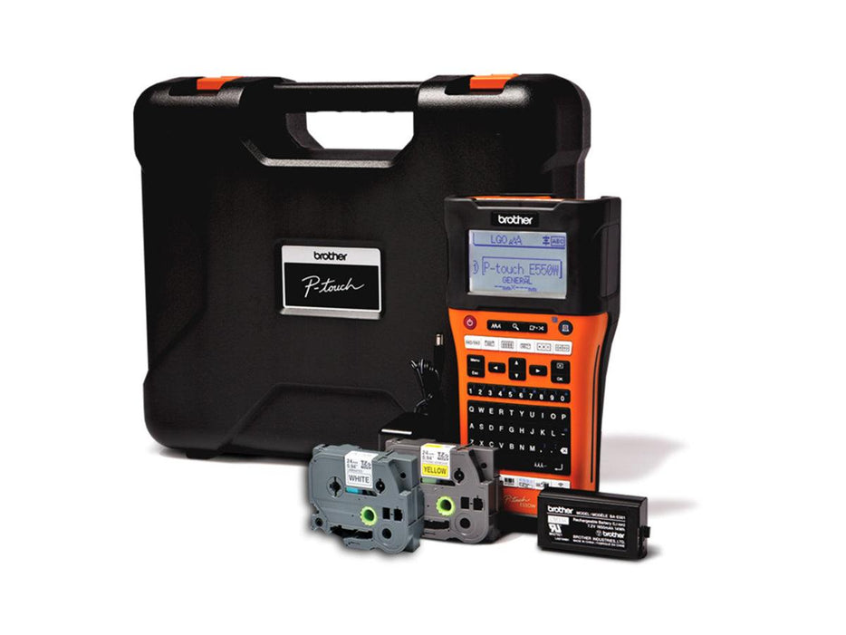 Brother PTE-550WVP Industrial Label Printer with USB/Wireless Connectivity/Auto Cutter - Altimus