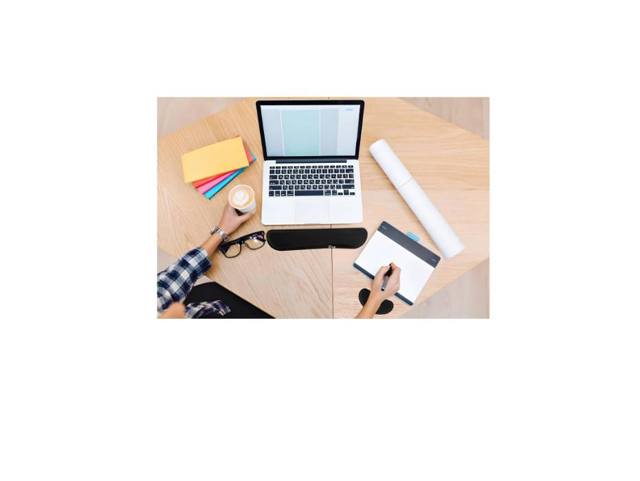 iFine Enlarged Memory Foam Set Keyboard & Mouse Wrist Rest Pad and Cushion Support (Black)