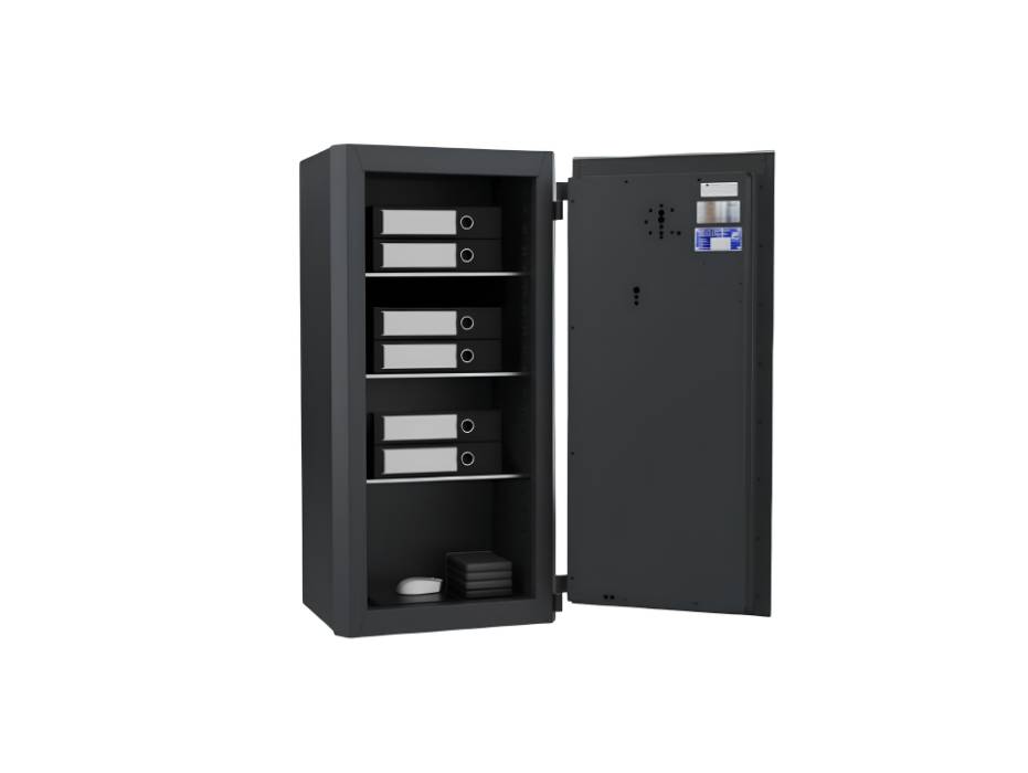 Fichet Bauche Helios Grade 1 T2 Safe, Model 160, 157 Liters and 230kg with 3 Shelves and Keylock