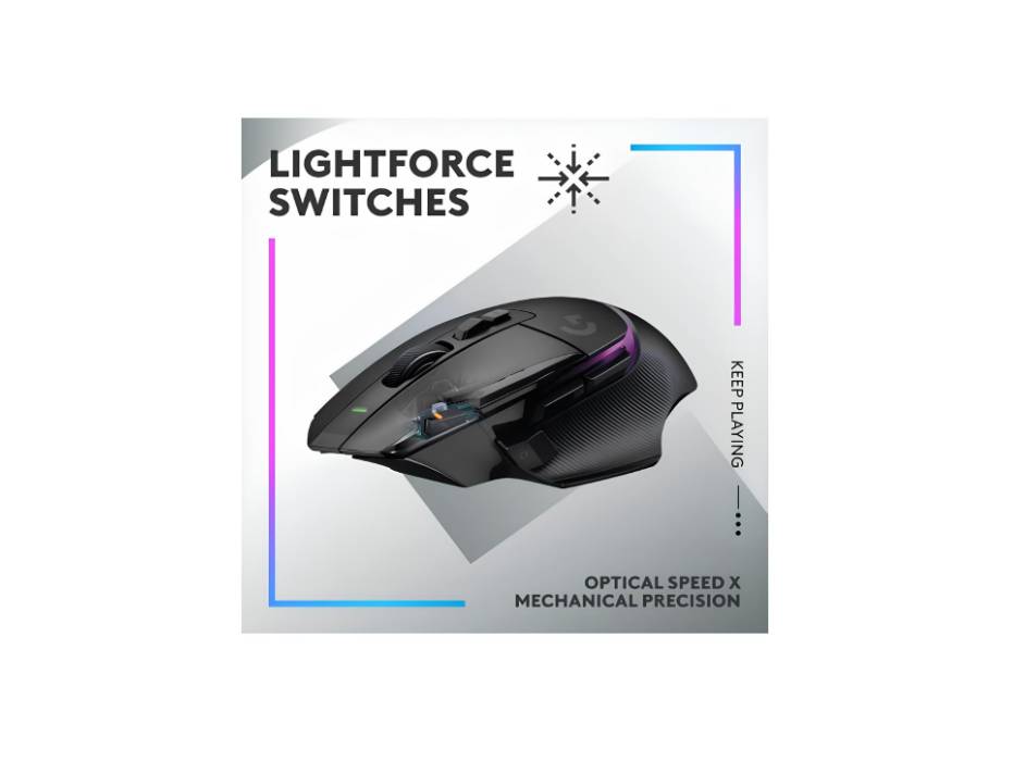Logitech G502 X PLUS LIGHTSPEED Wireless RGB Gaming Mouse