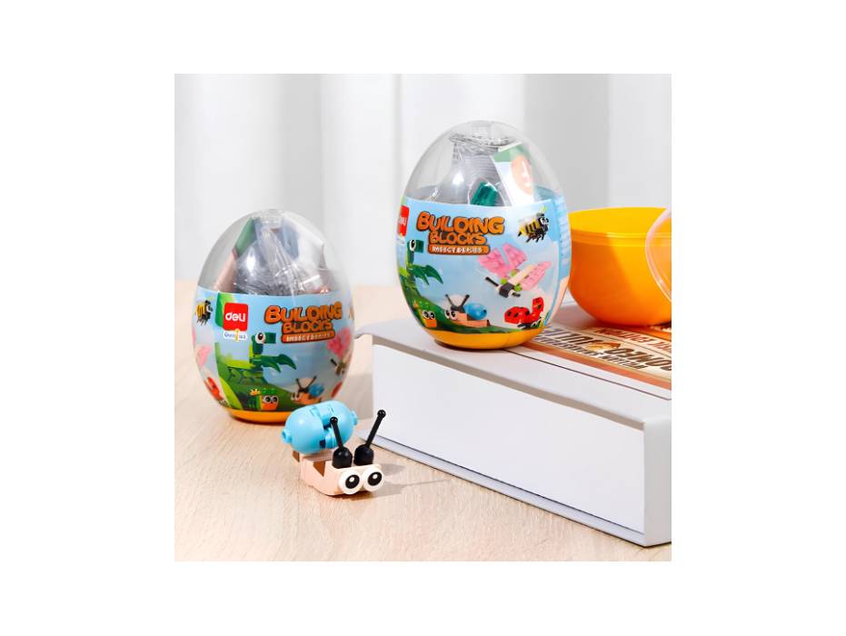 Deli EH740 Building Blocks 12 Models ASST. – Creative Building Fun with Smooth, Precise Pieces