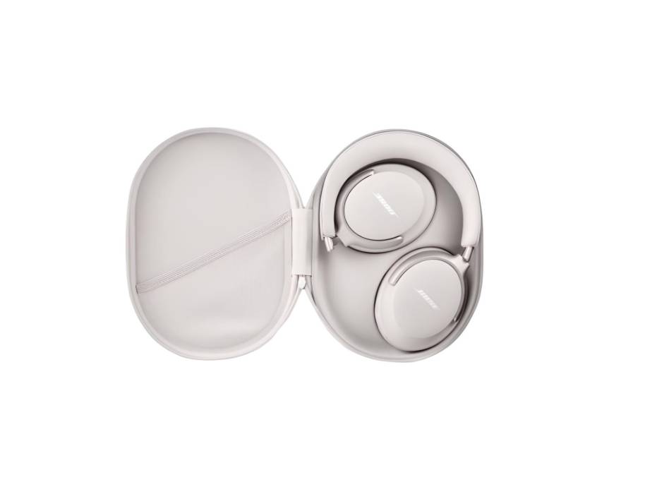 Bose QuietComfort Ultra Wireless Noise Cancelling Headphones with Spatial Audio, Over-the-Ear Headphones with Mic, White