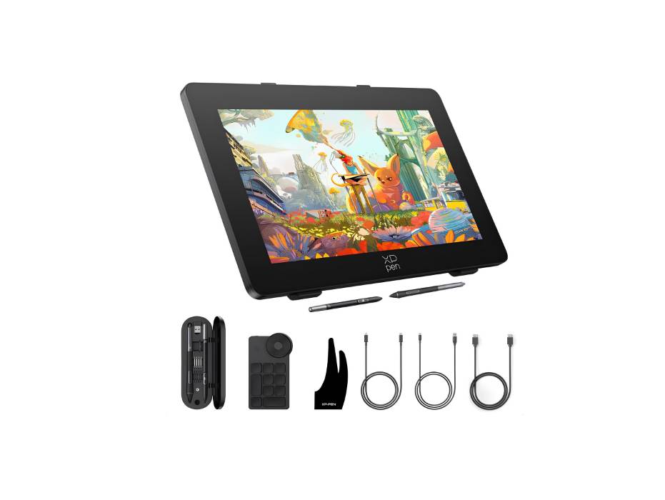 XP-pen Artist Pro 24 Gen2 4K Ultra HD Drawing Tablet with Screen, Dual 16384 Pen Pressure Stylus, Wireless Key dial, 99% Adobe RGB, with Full Laminated AG Pen Display 23.8"