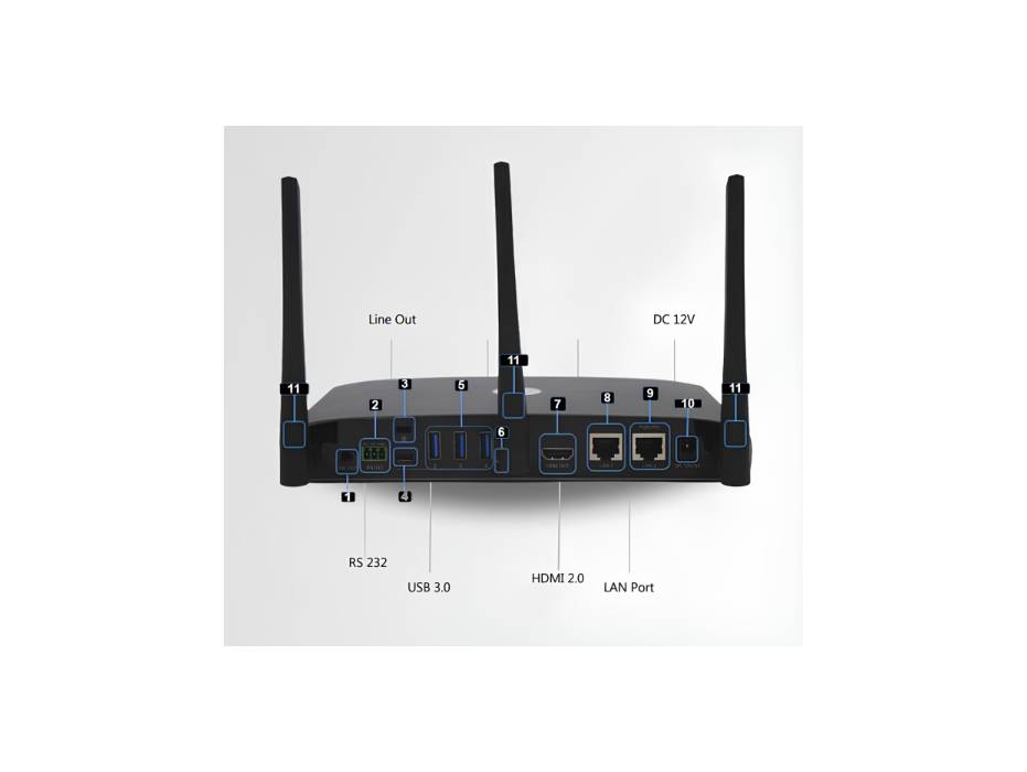 Specktron eHub AirTouch Pro, Screen Mirroring, Wireless Conferencing and Reverse Touch For Seamless Connection | EWT-K1Pro