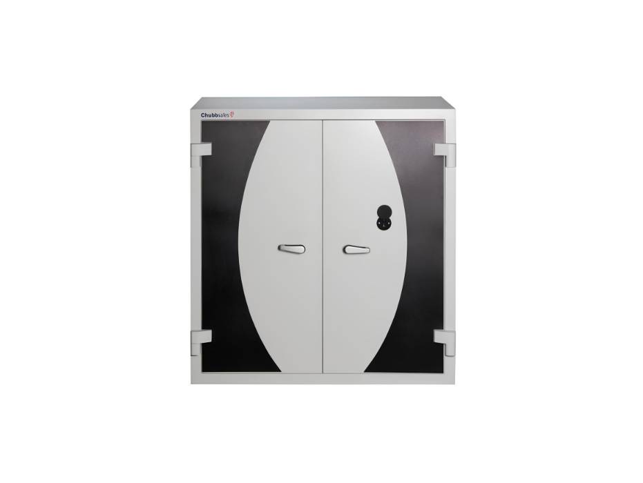 Chubbsafes Data Protection Cabinet Model 400L, 2 Shelves with Key Lock