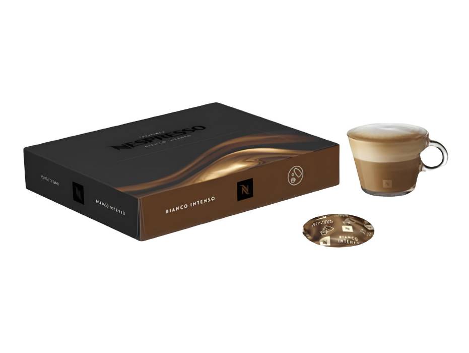 Nespresso Professional Bianco Intenso, Intense for Milk Recipes, 50 Capsules/Box