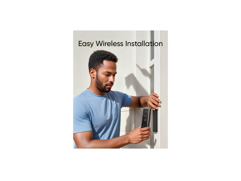 eufy Security Video Doorbell Camera Wireless C30, Live Video Call, 2K FHD, Battery Powered, 16:9 Wide View, Easy Installation, Human and Motion Detection