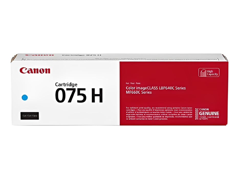 Canon 075H High Yield Cyan Toner Cartridge