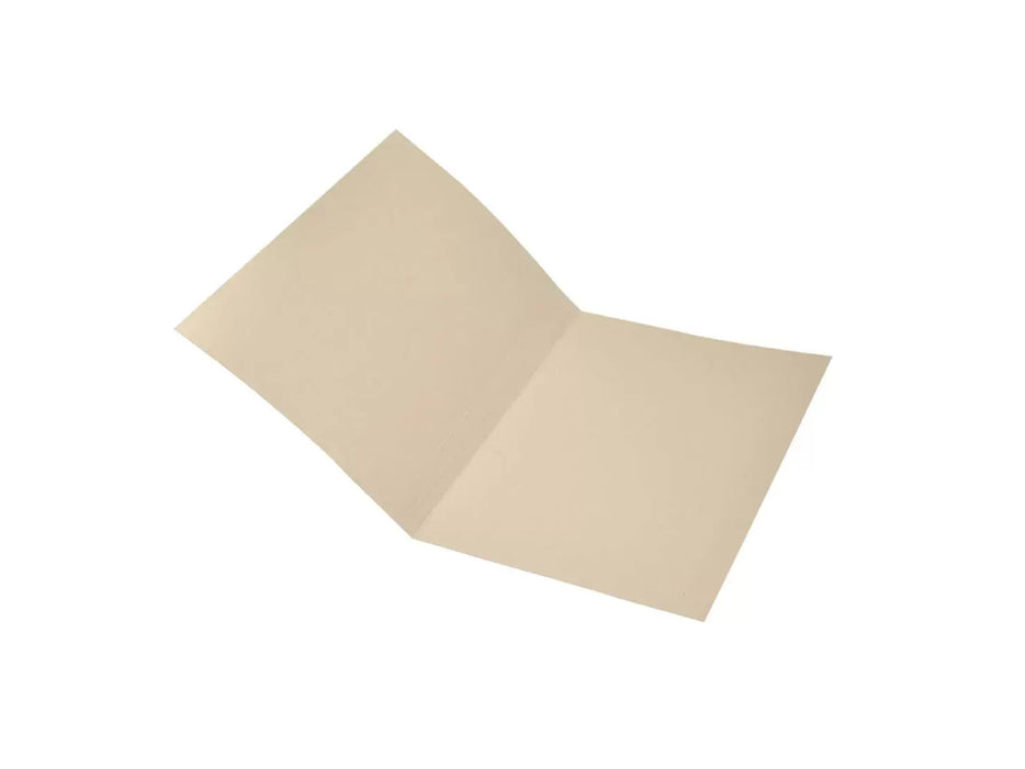 Square Cut Folder FS w/o Fastener 10/pack Buff