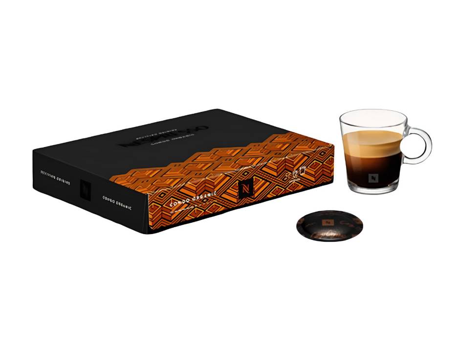 Nespresso Professional Origins Congo Organic, Berry, Toasted Cereal, Intensity 7, 50 Capsules/Box