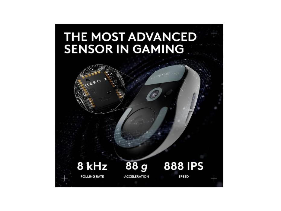 Logitech G PRO X SUPERLIGHT 2c Wireless Mouse, White