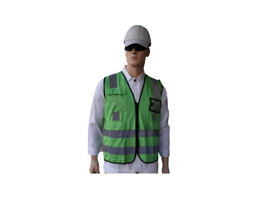 EMPIRAL BRIGHT ID, Four Pocket Vest + ID Pocket, Green, XL