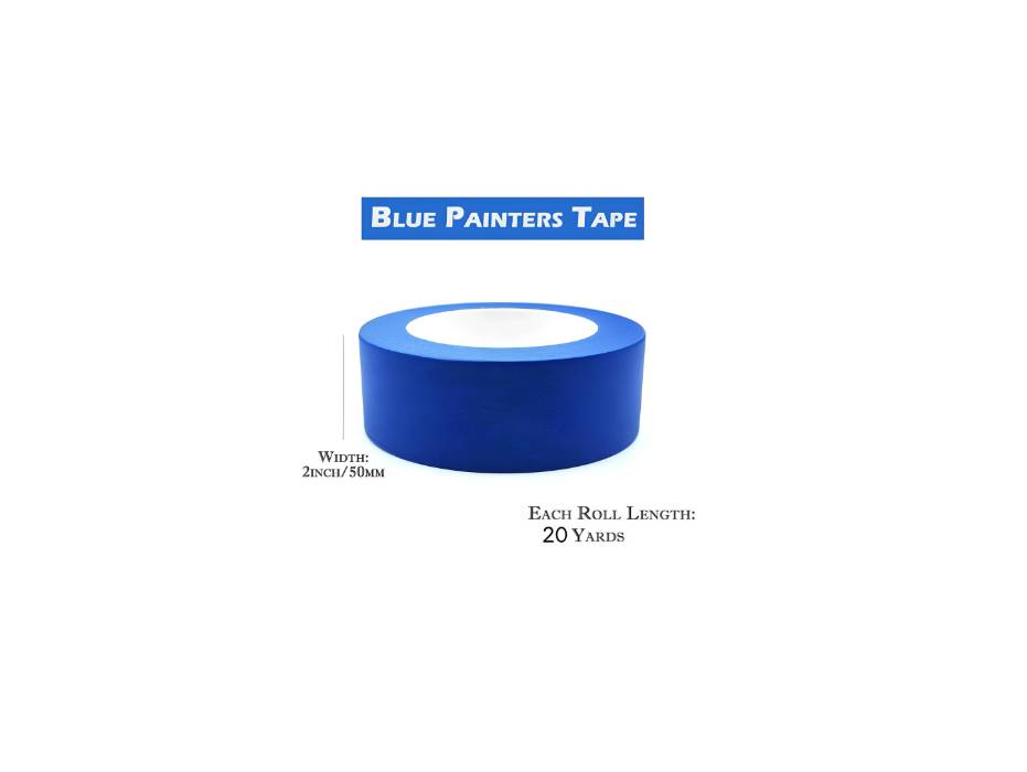 MARKQ 2" x 20 Yards Painter’s Tape - Blue