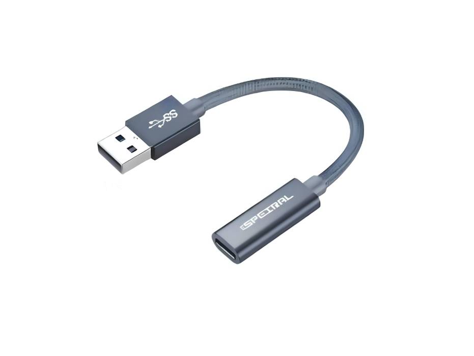 SPEIRAL USB 3.0 TO TYPE C ADAPTER 6 GB/S DATA TRANSFER -SPUCA