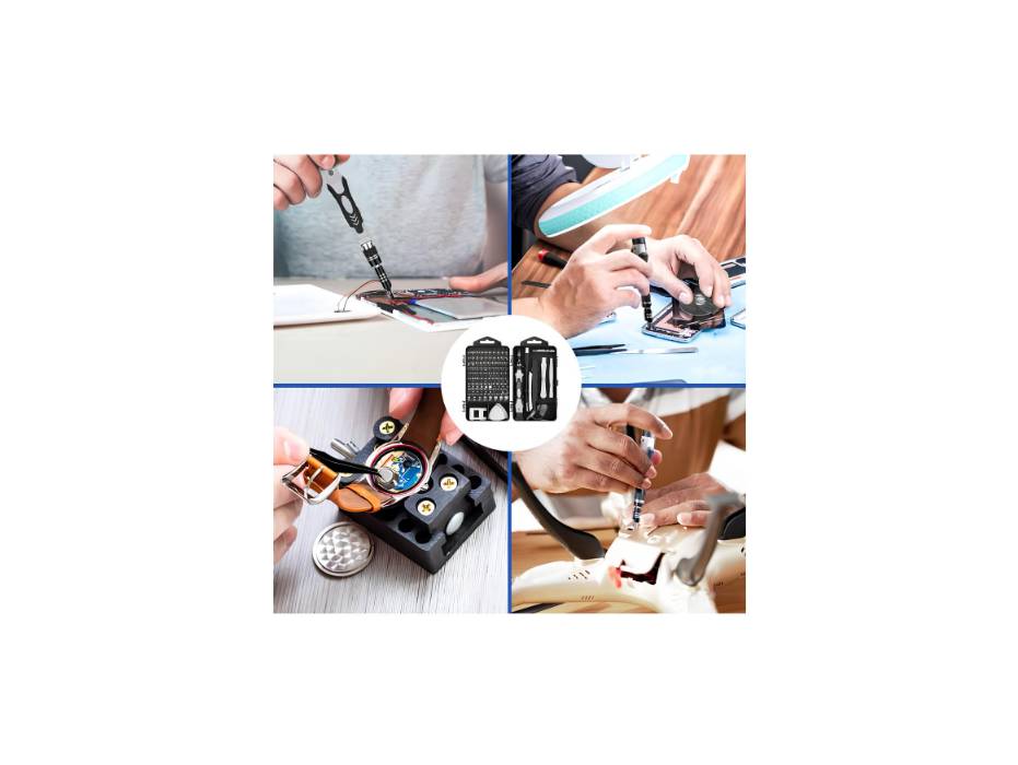 Hautton Mini Precision Screwdriver Set, 118 in 1 Magnetic Screwdriver Bit Kit