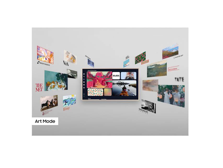 Samsung 85 Inch The Frame Pro TV, LS03FW, 4K, Modern Frame Design, Art Mode, Artful Picture Quality with Neo QLED, Smart TV, QA85LS03FWUXZN