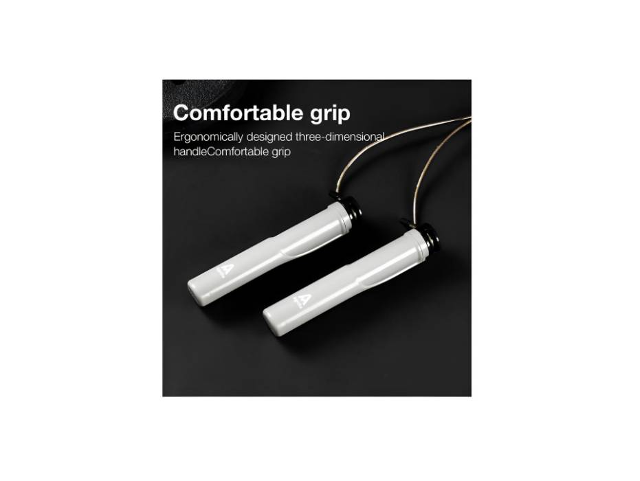 Agnite ER031 Jump Rope with Counter – 2.8M is a fitness tool designed for cardio workouts, endurance training, and improving coordination, Black