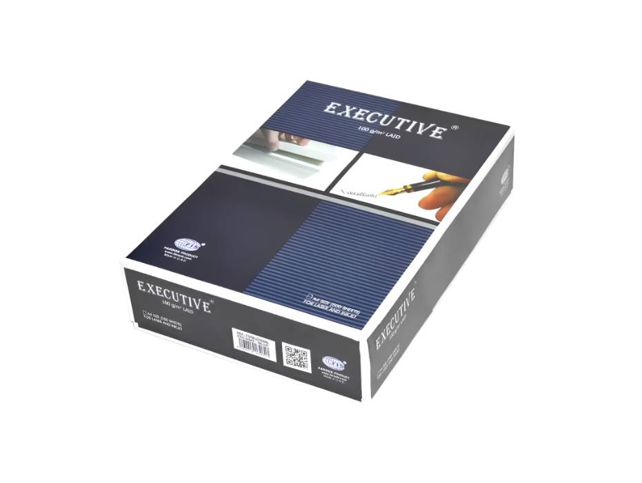 Executive Laid Bond Paper, 500 Sheets, 100 gsm, A4 Size - BLUE (FSPALD100BL)