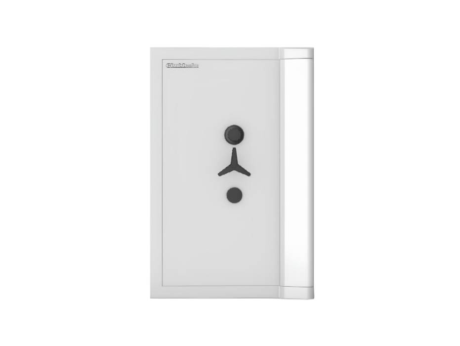 Chubbsafes Europa Safe Grade 2 T2 (Size 3), Model 180, 2 Shelves + 2 Half Drawers, with Key Lock and Key-Operated Combination Lock