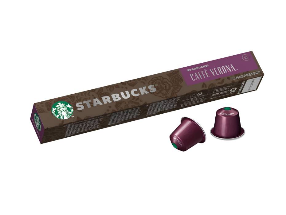 Starbucks Caffe Verona Roast Coffee Capsules 10 Capsules, 55g