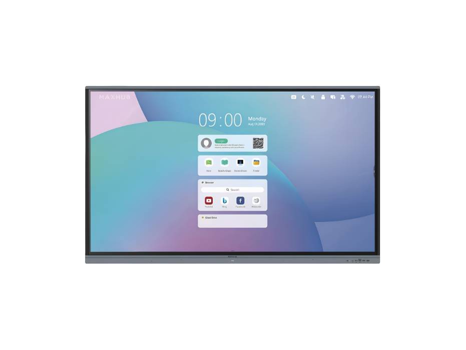 MAXHUB 65-inch E2 Series 4K Interactive Display with Eye-Care Technology, Android 13, 40 Touch Point | E6521