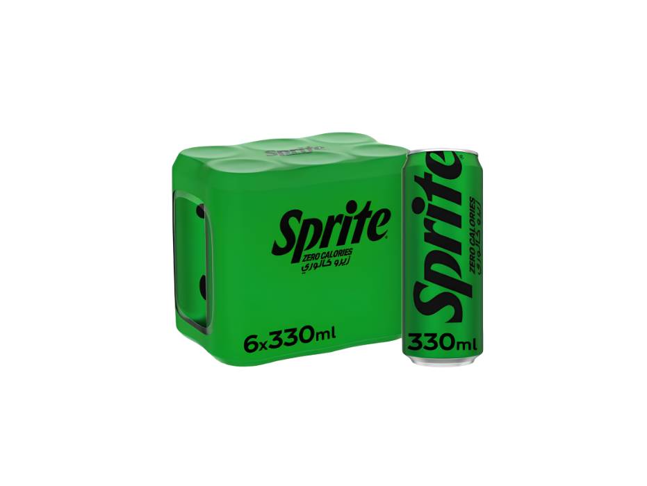 Sprite Zero in Can 330ml 6pcs/pack