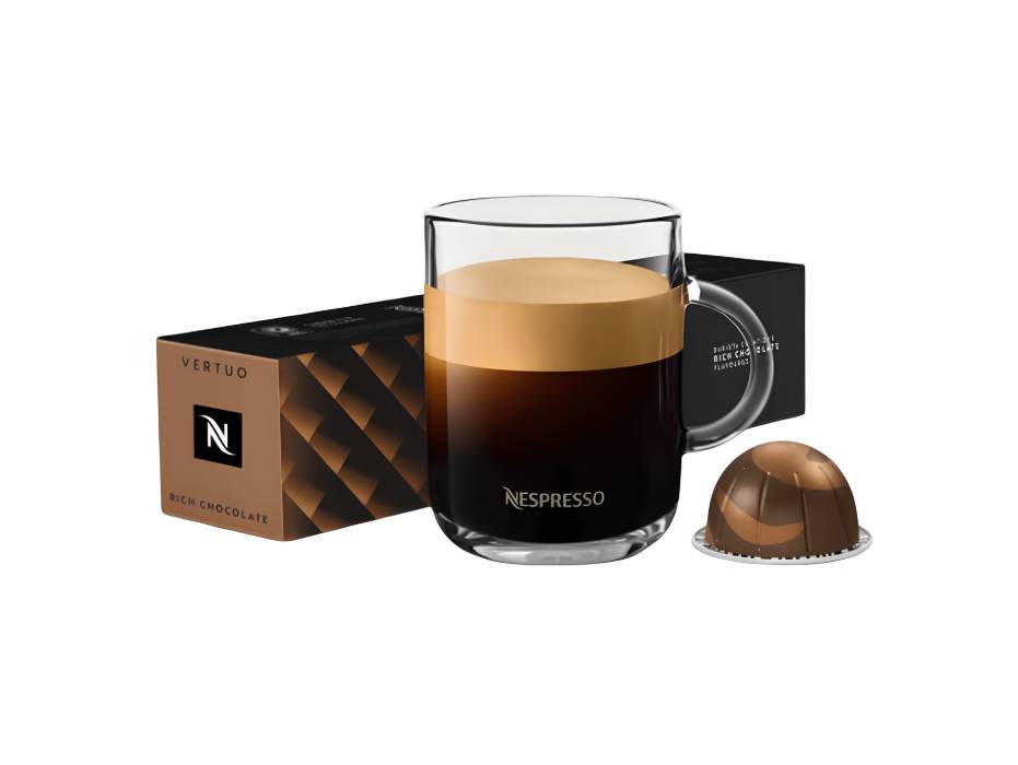 Nespresso Vertuo Rich Chocolate, Chocolate & Creamy, 10 Capsules